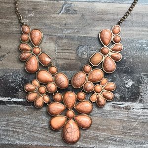 Orange Statement Necklace
